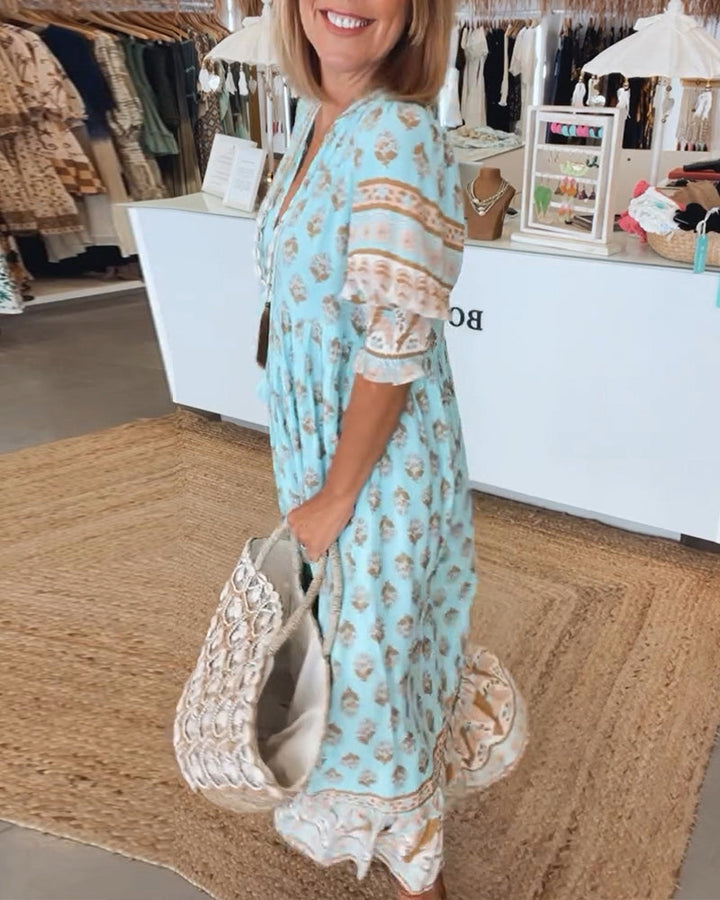 Tārehu - Printed Dress