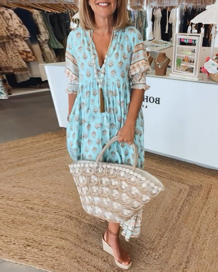 Tārehu - Printed Dress