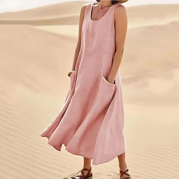 Matilda - Sleeveless Long Dress