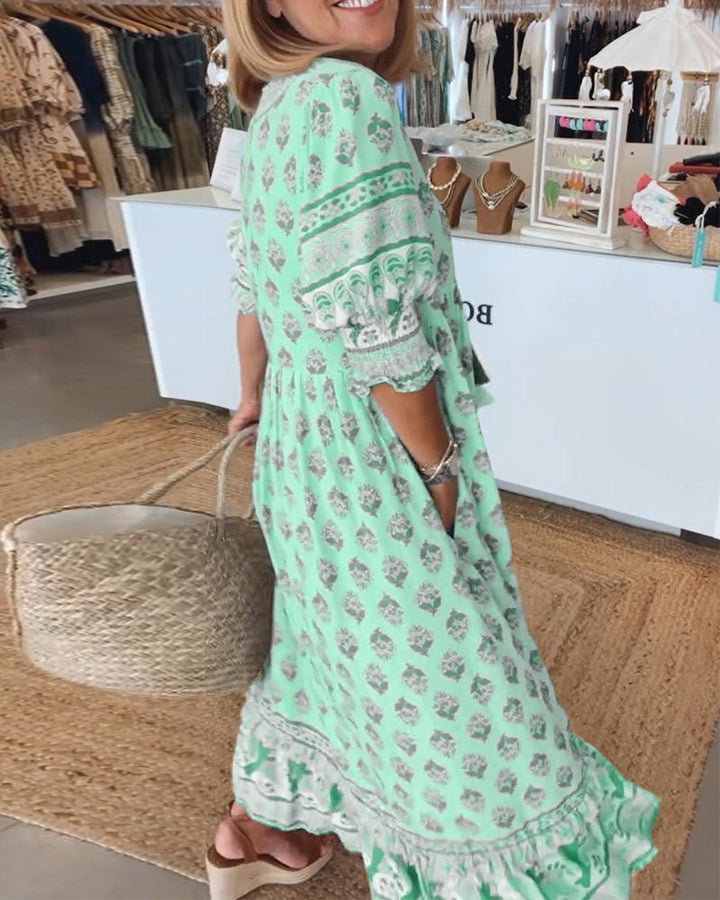 Tārehu - Printed Dress
