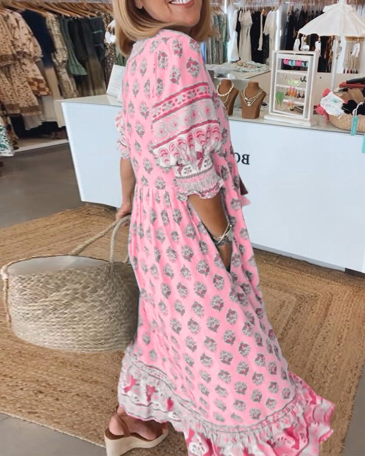 Tārehu - Printed Dress