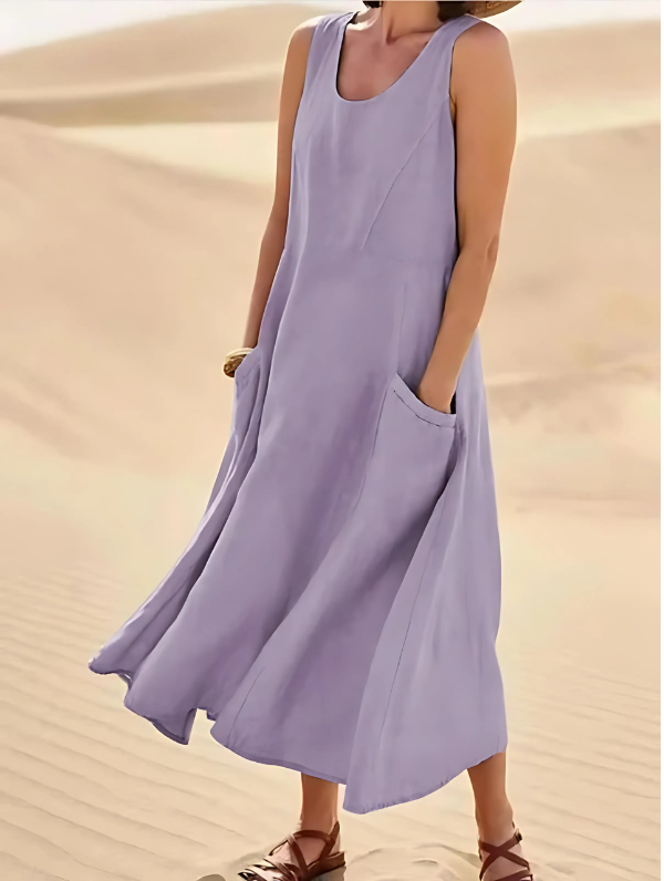 Matilda - Sleeveless Long Dress