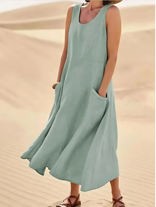 Matilda - Sleeveless Long Dress