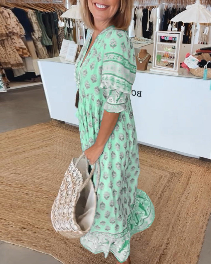 Tārehu - Printed Dress