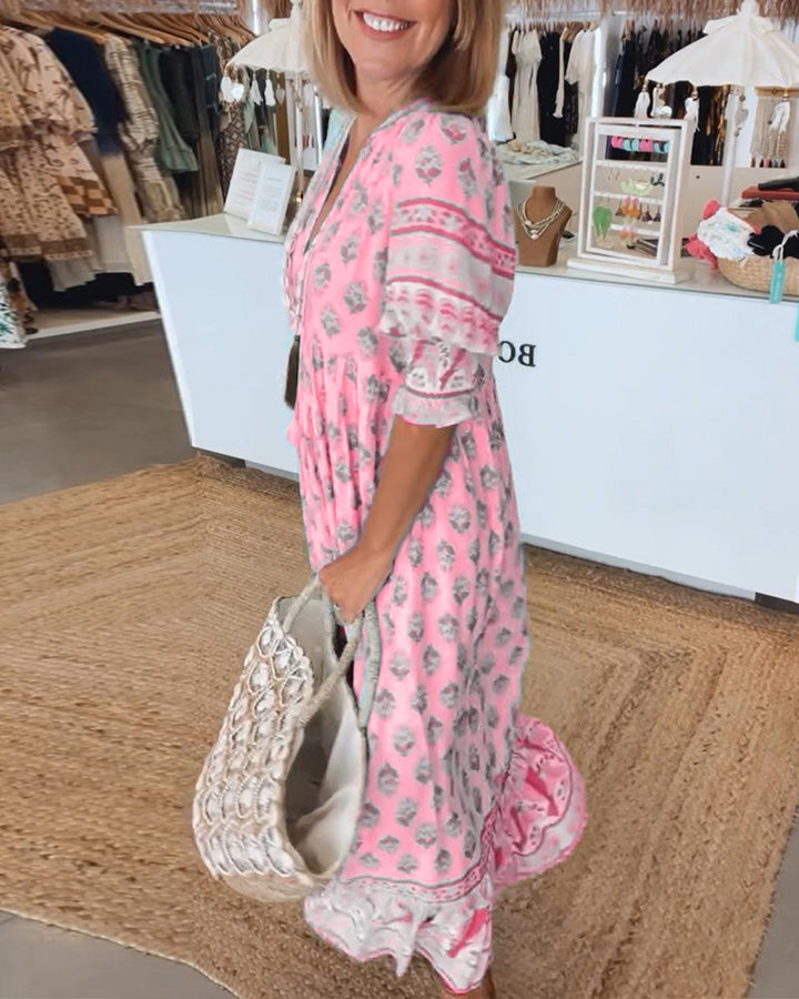 Tārehu - Printed Dress