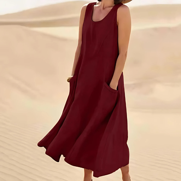 Matilda - Sleeveless Long Dress