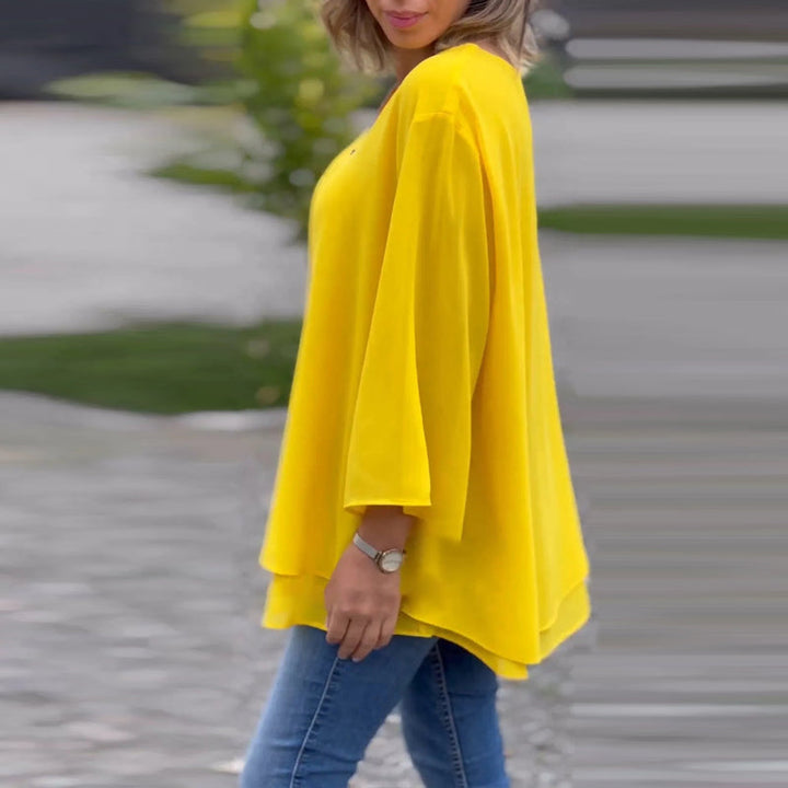 Eloise - Flowy Zip Top