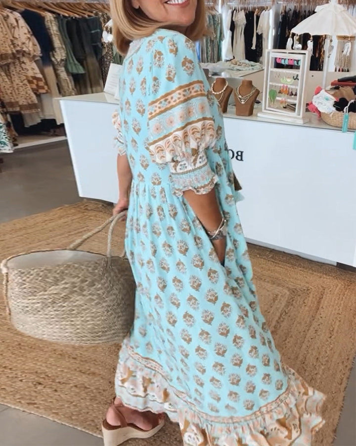 Tārehu - Printed Dress