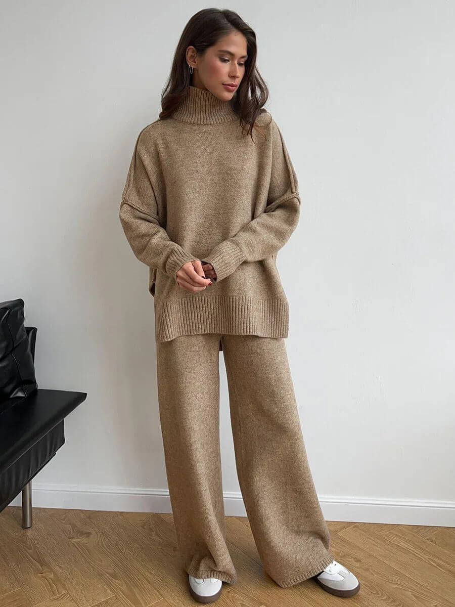 Ayla - Turtleneck Knit Set
