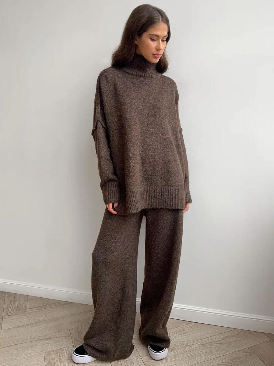 Ayla - Turtleneck Knit Set