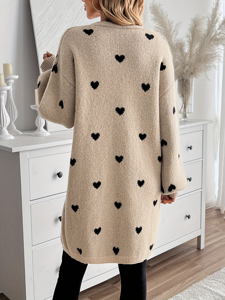 Mihi - Heart Elegance Cardigan