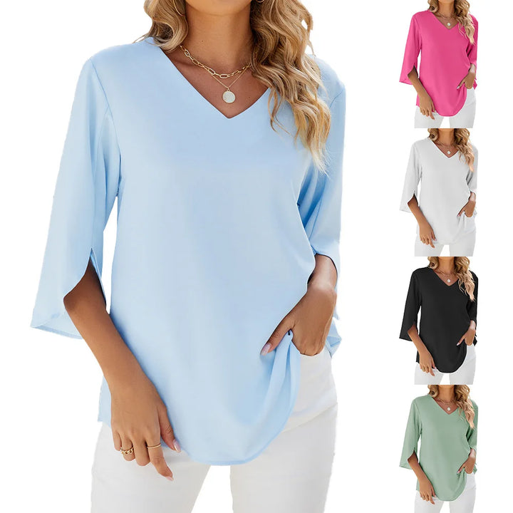 Kim - V-neck Blouse
